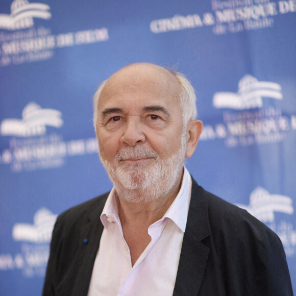 Gérard Jugnot - Photocall de la cérémonie de clôture du 8ème Festival du Cinéma et Musique de Film de La Baule le 3 juillet 2022. © Rachid Bellak/bestimage