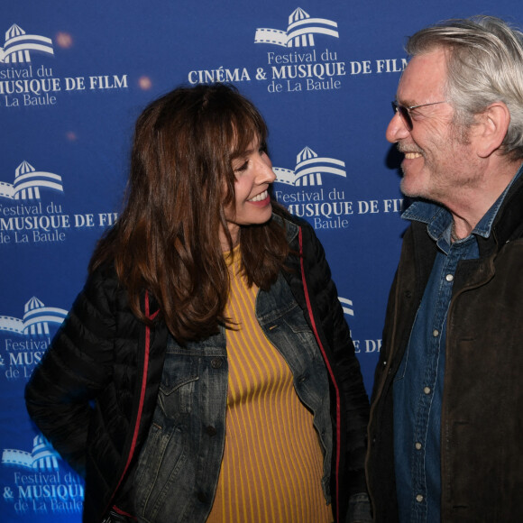 Anne Parillaud, Tchéky Karyo - Photocall de la cérémonie de clôture du 8ème Festival du Cinéma et Musique de Film de La Baule le 3 juillet 2022. © Rachid Bellak/bestimage