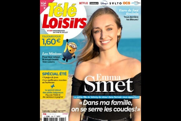 Retrouvez l'interview d'Emma Smet dans le magazine Télé Loisirs du 4 juillet 2022.