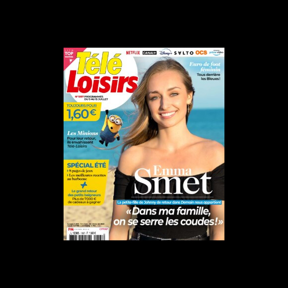 Retrouvez l'interview d'Emma Smet dans le magazine Télé Loisirs du 4 juillet 2022.