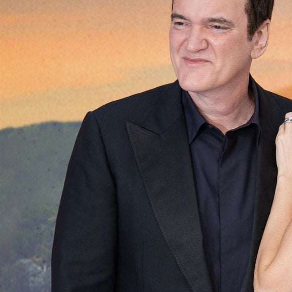 Quentin Tarantino et sa femme Daniella Pick - Avant-première du film "Once Upon a Time in Hollywood" au Odeon Leicester Square à Londres, le 30 juillet 2019. 