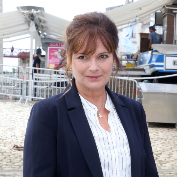 Cécilia Hornus au photocall de la série "Plus belle la vie" lors de la 23ème édition du Festival de la Fiction tv de la Rochelle, à La Rochelle, France. © Jean-Marc LHomer/Bestimage 