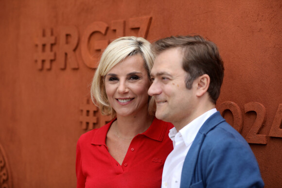 Renaud Capuçon et sa femme Laurence Ferrari au village des internationaux de tennis de Roland Garros à Paris. © Dominique Jacovides-Cyril Moreau/Bestimage
