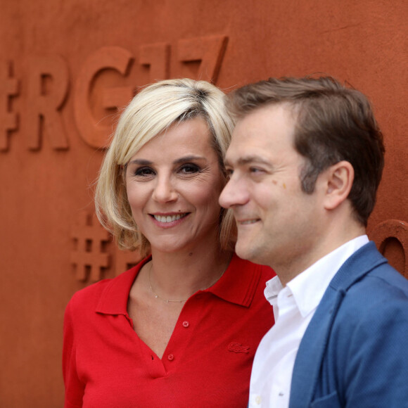 Renaud Capuçon et sa femme Laurence Ferrari au village des internationaux de tennis de Roland Garros à Paris. © Dominique Jacovides-Cyril Moreau/Bestimage