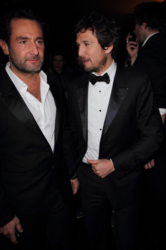 Gilles Lellouche et Guillaume Canet - After party des César à L'Arc à Paris. Le 24 février 2012.