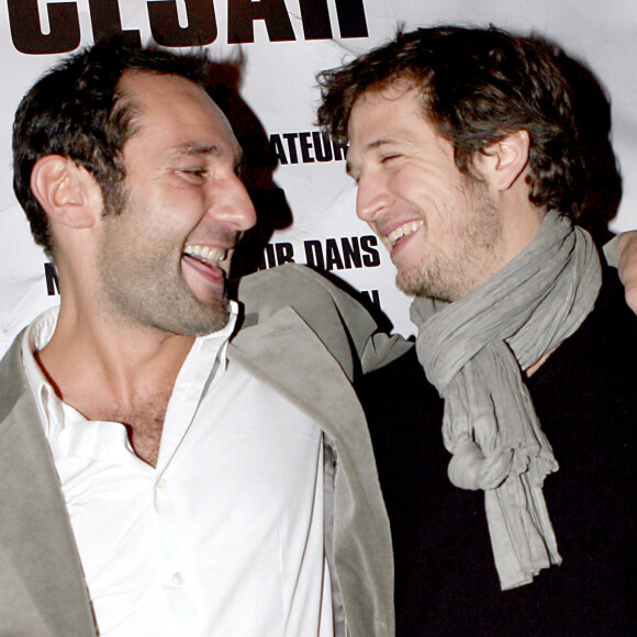 Gilles Lellouche et Guillaume Canet - Soirée aux Bains pour le film "Ne le dis à personne".