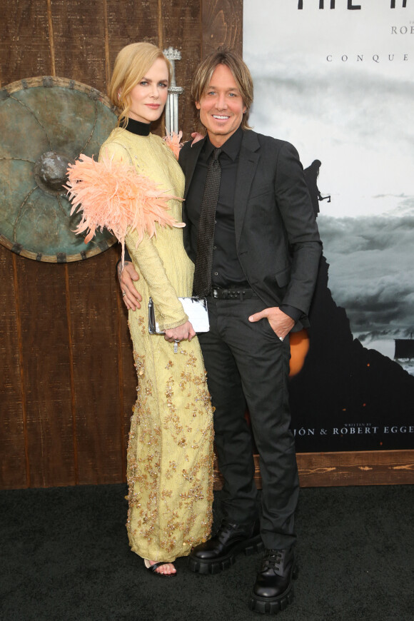 Nicole Kidman et Keith Urban à la première du film "The Northman" à Los Angeles, le 18 avril 2022. 