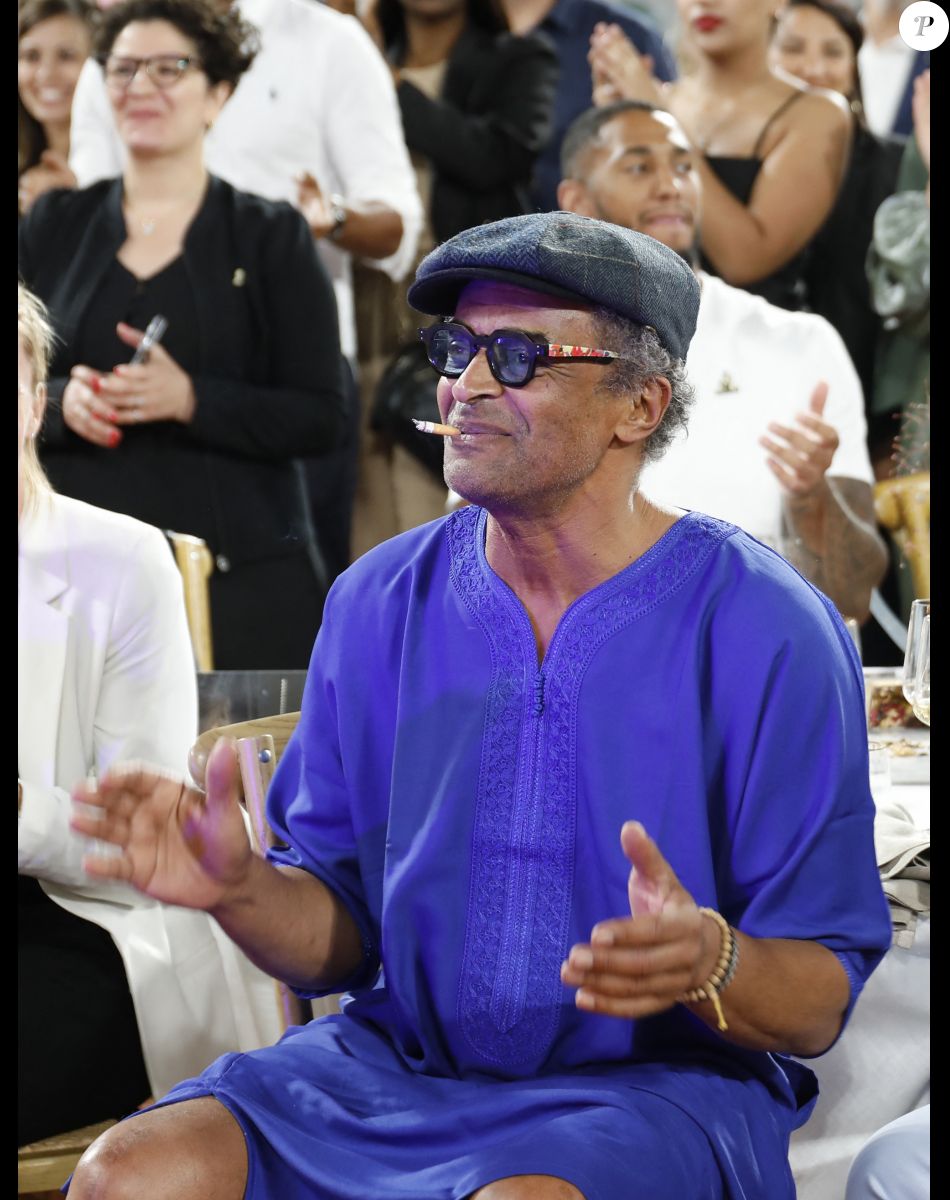 Yannick Noah - Soirée de gala "Coeur Central" au profit de Terre d'Impact fonds de dotation de la FFT et de l'association Fête le Mur sur le Court Central Philippe Chatrier à Roland Garros, Paris. © Marc Ausset-Lacroix/Bestimage