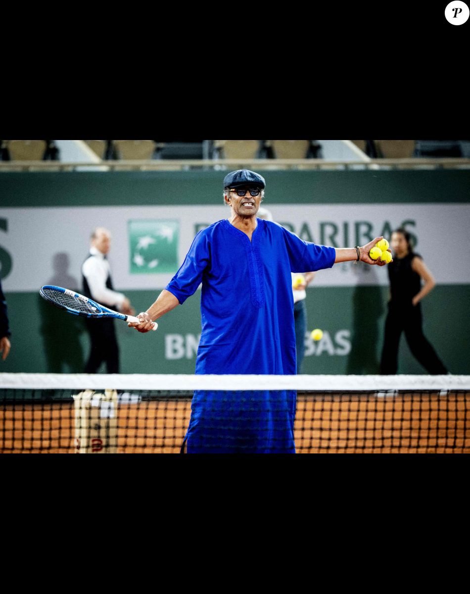 Yannick Noah - Soirée de gala "Coeur Central" au profit de Terre d'Impact fonds de dotation de la FFT et de l'association Fête le Mur sur le Court Central Philippe Chatrier à Roland Garros, Paris le 5 juillet 2022. © JB Autissier/Panoramic/Bestimage