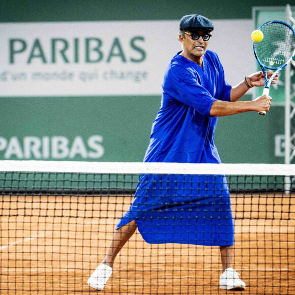 Yannick Noah - Soirée de gala "Coeur Central" au profit de Terre d'Impact fonds de dotation de la FFT et de l'association Fête le Mur sur le Court Central Philippe Chatrier à Roland Garros, Paris le 5 juillet 2022. © JB Autissier/Panoramic/Bestimage