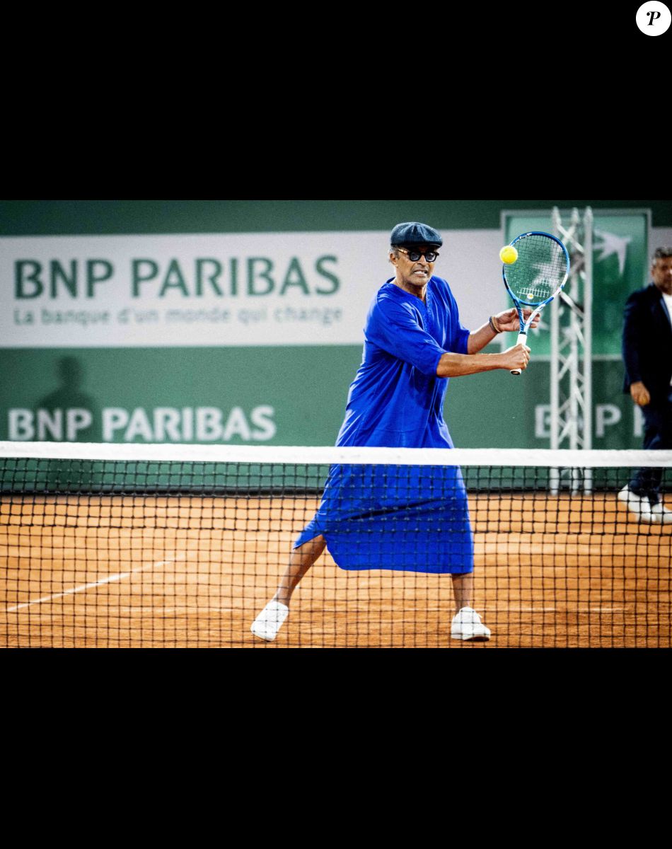 Yannick Noah - Soirée de gala "Coeur Central" au profit de Terre d'Impact fonds de dotation de la FFT et de l'association Fête le Mur sur le Court Central Philippe Chatrier à Roland Garros, Paris le 5 juillet 2022. © JB Autissier/Panoramic/Bestimage