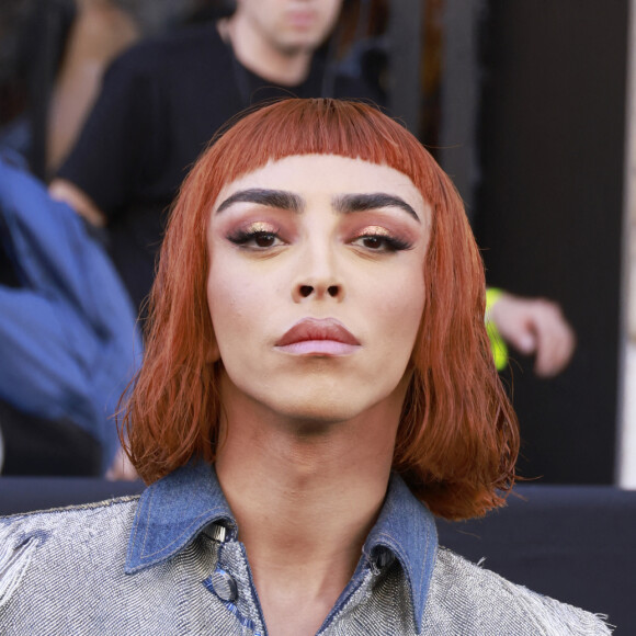 Bilal Hassani - Arrivées au défilé de mode Haute-Couture automne-hiver 2022-2023 "Jean Paul Gaultier" à Paris. Le 6 juillet 2022 © Christophe Aubert via Bestimage 