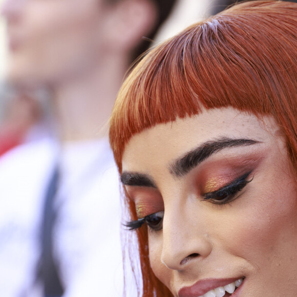 Bilal Hassani - Arrivées au défilé de mode Haute-Couture automne-hiver 2022-2023 "Jean Paul Gaultier" à Paris. Le 6 juillet 2022 © Christophe Aubert via Bestimage 