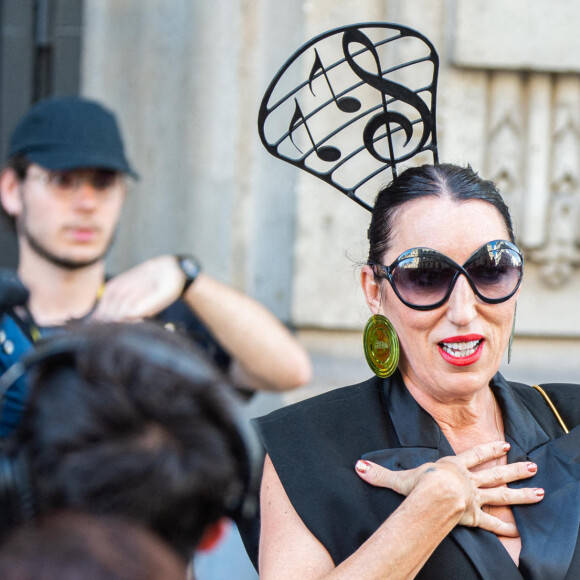 Rossy de Palma - Arrivées au défilé de mode Haute-Couture automne-hiver 2022-2023 Jean-Paul Gaultier à Paris le 6 juillet 2022 © Baptiste Autissier / Panoramic / Bestimage 
