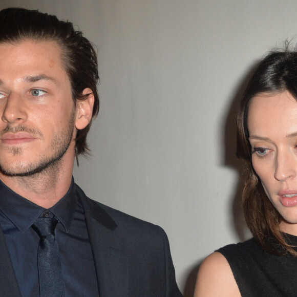 Gaspard Ulliel et sa compagne Gaëlle Pietri - La 20ème cérémonie des Prix Lumières à l'espace Pierre Cardin à Paris, le 2 février 2015. 