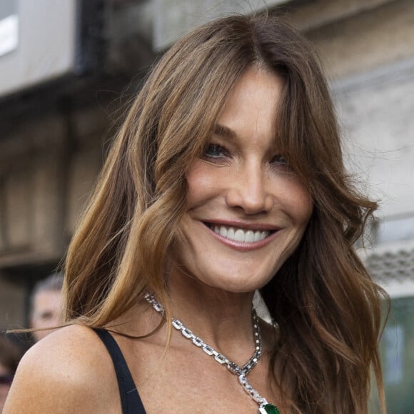 Carla Bruni - Arrivées au dîner de la maison David Yurman (Joaillerie) à Paris. © Pierre Perusseau / Bestimage 