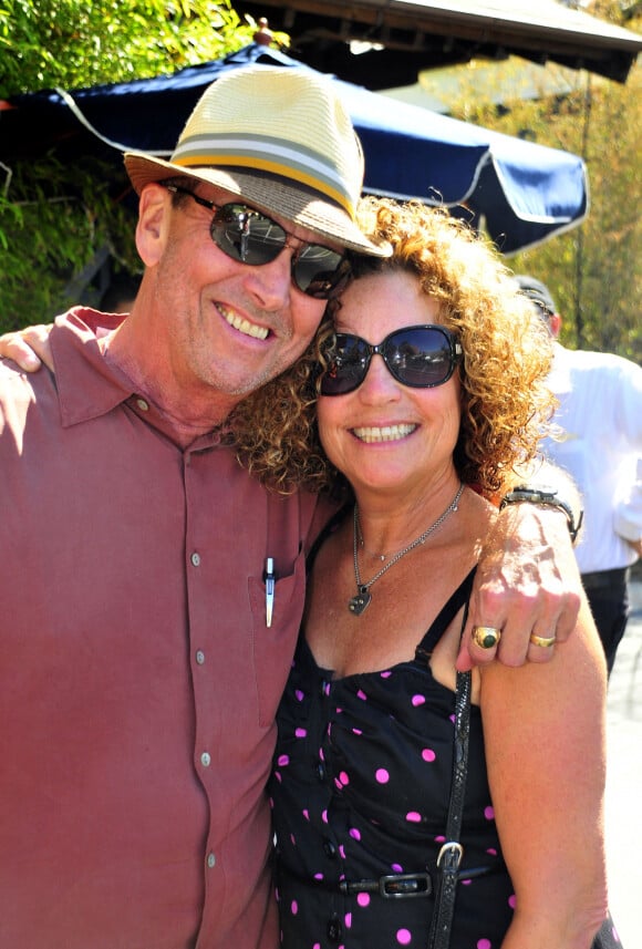 Gregory et sa femme Judie Itzin ke 24 août 2010. /PCN/ABACAPRESS.COM