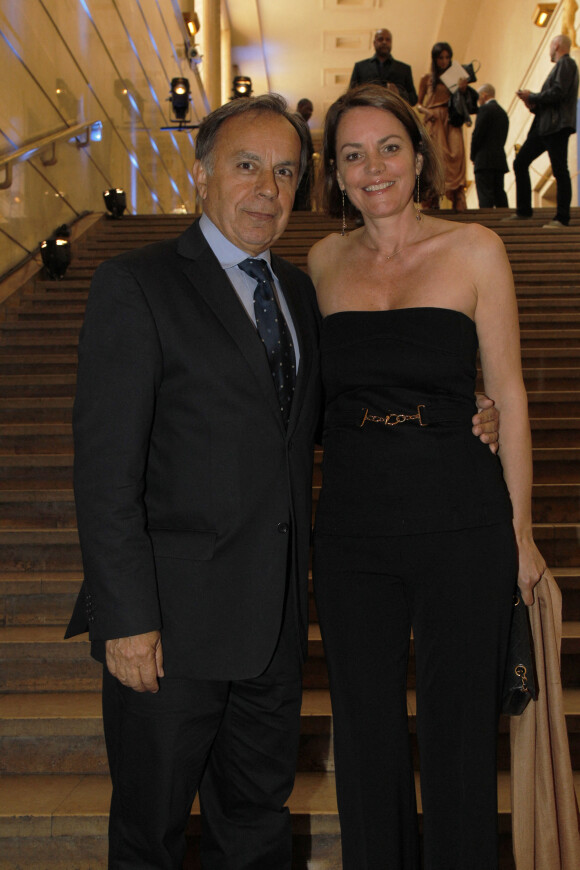 Patrice Dominguez et sa femme Cendrine Dominguez - Soirée au profit de la fondation "Children for tomorrow" présidée par Stefanie Graf à l'hôtel national de Chaillot le 9 juin 2012