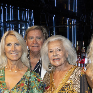 Exclusif - Caroline Barclay, Marie Sara, Jacqueline Veyssière, Laurence Schmitt lors de l'anniversaire de Jacqueline Veyssière au VIP Room à Saint-Tropez le 11 juillet 2022. © Cyril Moreau / Bestimage