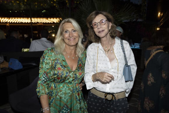 Exclusif - Marie Sara, Béatrice Schönberg lors de l'anniversaire de Jacqueline Veyssière au VIP Room à Saint-Tropez le 11 juillet 2022. © Cyril Moreau / Bestimage