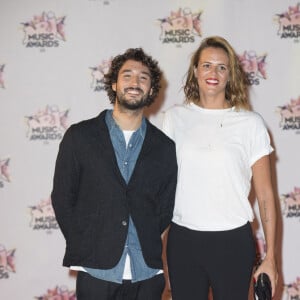 Laure Manaudou et son compagnon Jérémy Frérot - Arrivées à la 17ème cérémonie des NRJ Music Awards 2015 au Palais des Festivals à Cannes, le 7 novembre 2015. 