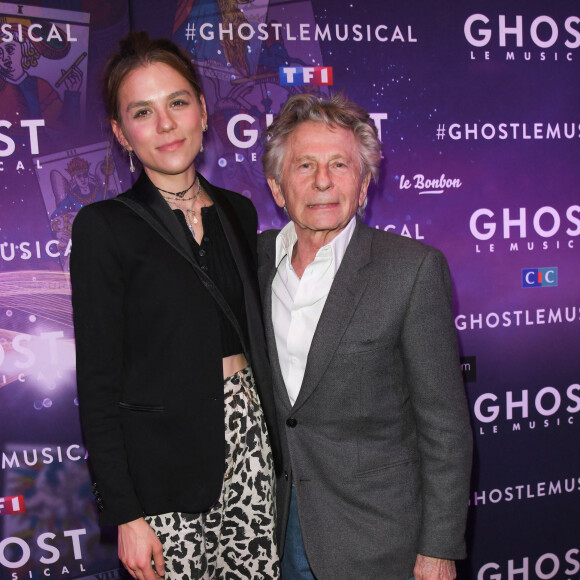 Roman Polanski et sa fille Morgane à la générale de la comédie musicale "Ghost" au théâtre Mogador à Paris, le 26 septembre 2019. © Guirec Coadic/Bestimage 