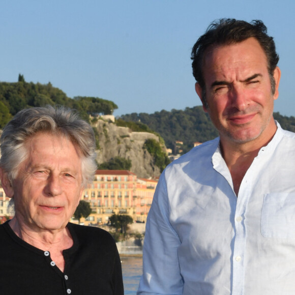 Roman Polanski et Jean Dujardin sont à Nice pour la clôture de la 1ere édition du Festival Ciné Roman à Nice le 26 octobre 2019. © Bruno Bebert / Bestimage 