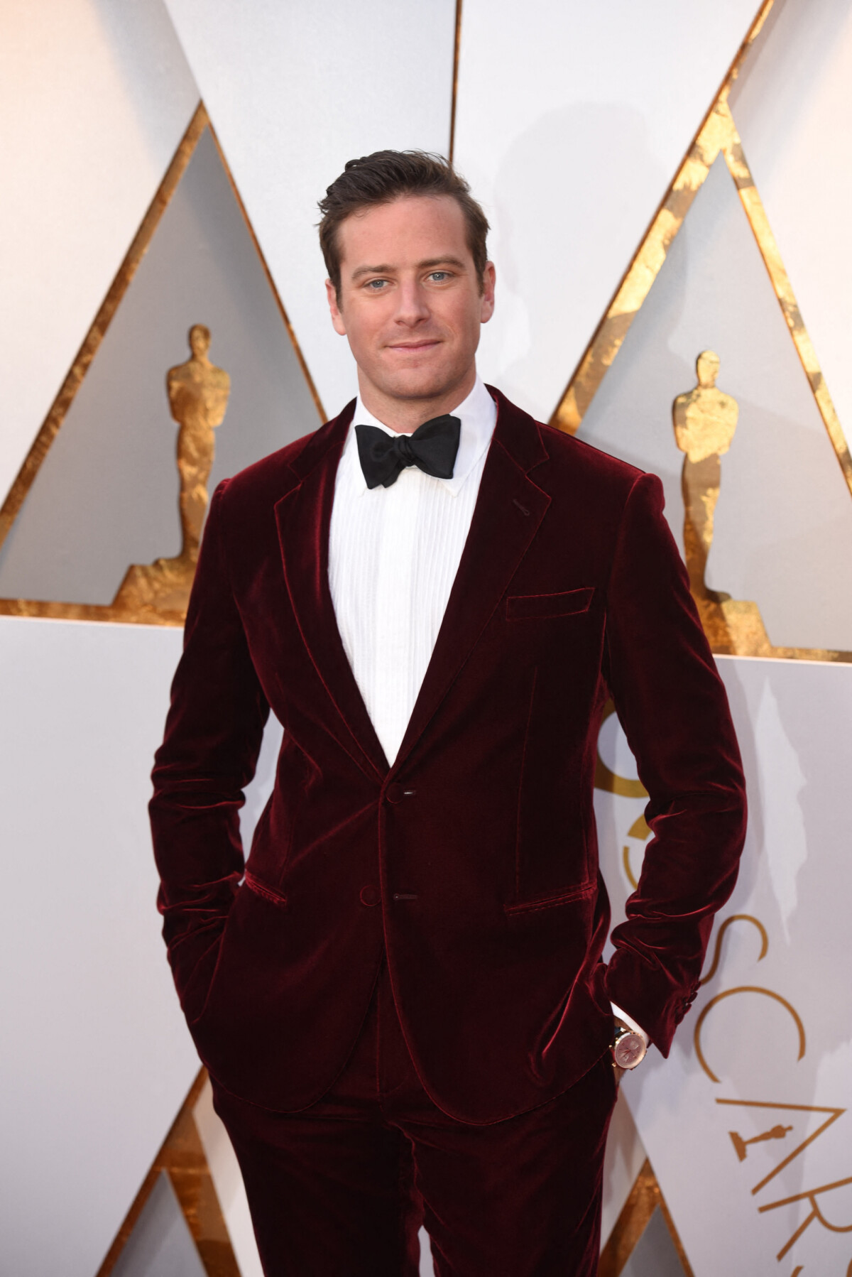 Photo Armie Hammer Arrivées 90ème cérémonie des Oscars 2018 au