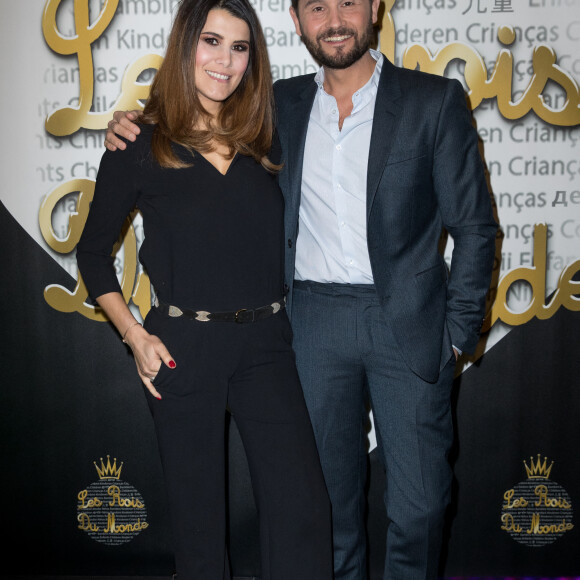 Exclusif - Karine Ferri et Christophe Beaugrand - 7ème gala de l'association "Les Rois du Monde" avec un plateau d'artistes et une vente aux enchères au profit des enfants défavorisés, orphelins et hospitalisés, suivi d'une soirée dansante à la Salle Wagram à Paris, le 18 février 2019. © Cyril Moreau/Bestimage 