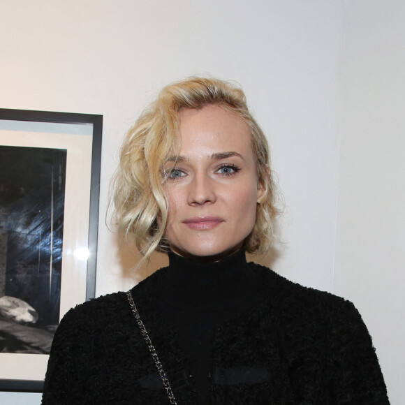 Semi-Exclusif - Diane Kruger lors du vernissage de l'exposition photo de Norman Reedus 'The sun's coming up ...like a big bald head' à la Galerie Hors Champs à Paris le 15 Décembre 2016. © Denis Guignebourg/Bestimage 