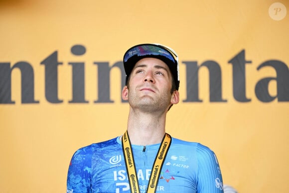 Hugo Houle - Podium de la 16ème étape du Tour de France entre Carcassonne et Foix.