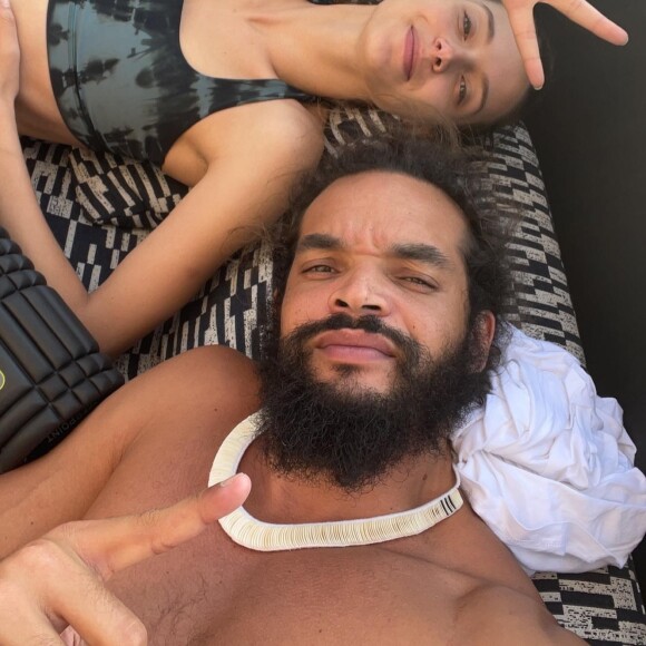 Joakim Noah et sa soeur Jénayé sur Instagram. Le 22 octobre 2021.