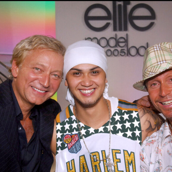 Archives : Laurent Boyer et Bruno Vandelli à la finale Elite Model Look en 2005 au Ritz.