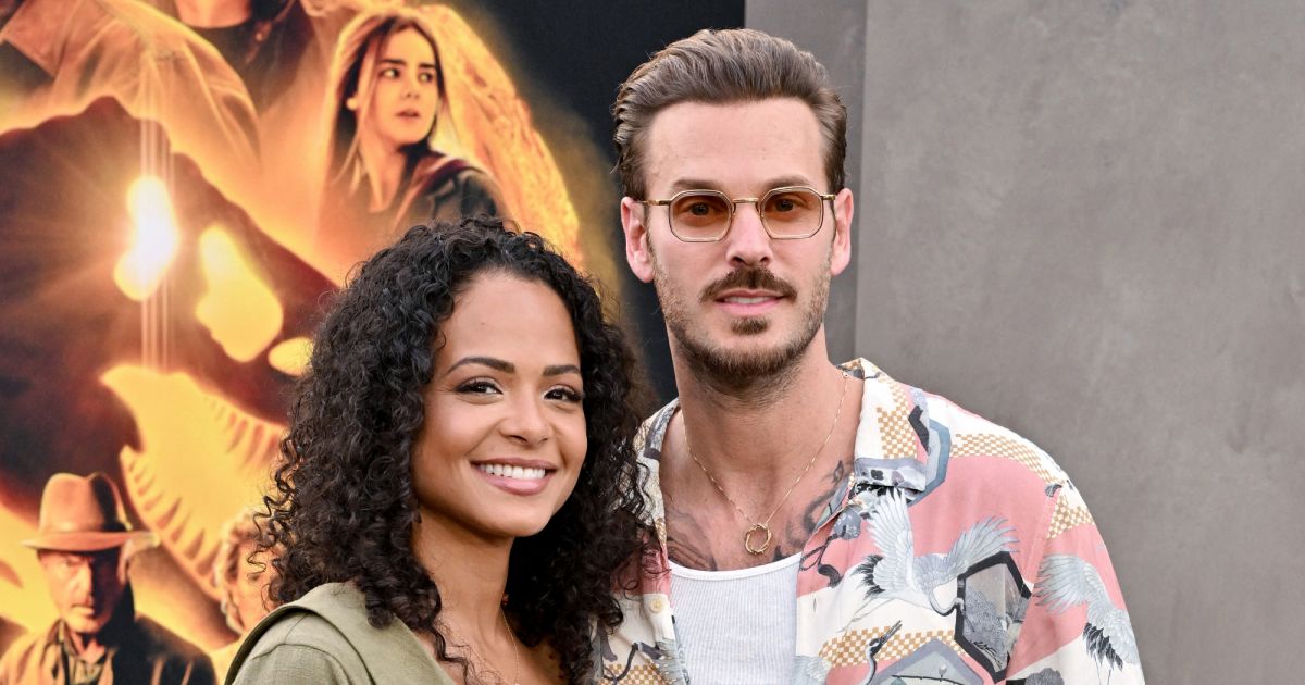 Christina Milian et M. Pokora - Première du film Jurassic World