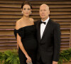 Bruce Willis et sa femme Emma Heming (enceinte) - People à la soirée Vanity fair après les Oscars 2014 à West Hollywood. Le 2 mars 2014 