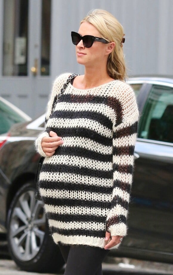 Nicky Hilton, enceinte, à New York, le 11 juin 2022. 