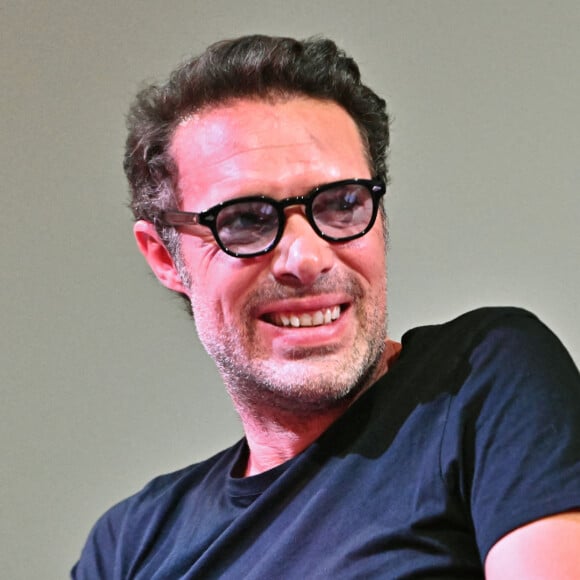 Nicolas Bedos, le président du Jury de la 3eme édition du Festival Cinéroman, à la salle de l'Artistique à Nice, le 22 octobre 2021.