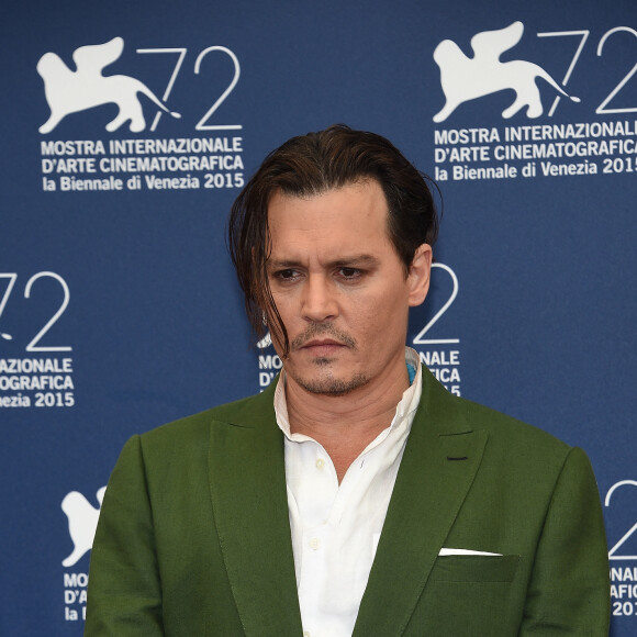 Johnny Depp - Photocall du film "Black Mass" lors du 72ème Festival du Film de Venise, la Mostra. Le 4 septembre 2015 