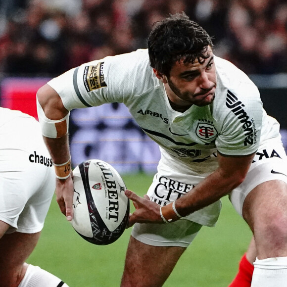 Baptiste Germain (Toulouse) - 23 ème journée de championnat de rugby du TOP14 RC Toulon - Toulouse (19-15) au stade vélodrome à Marseille (match délocalisé) le 23 avril 2022. © Norbert Scanella / Panoramic / Bestimage