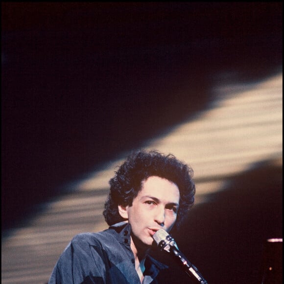 Archives - Michel Berger lors du concert au zénith le 14 juin 1986