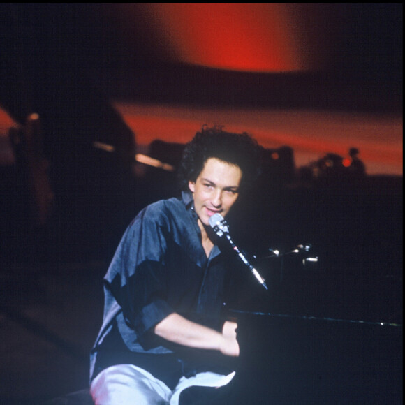 Archives - Michel Berger lors du concert au zénith le 14 juin 1986