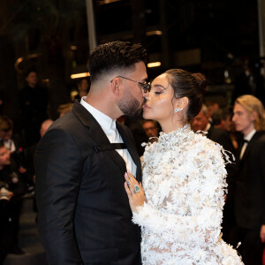 Thomas Vergara et sa femme Nabilla Benattia (enceinte) - Montée des marches du film " Stars At Noon " lors du 75ème Festival International du Film de Cannes. Le 25 mai 2022 © Cyril Moreau / Bestimage