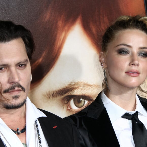 Johnny Depp et sa femme Amber Heard - Première de "The Danish Girl" au théatre Westwood village à Westwood le 21 novembre 2015. 