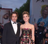 Johnny Depp (habillé en Ralph Lauren) et sa femme Amber Heard - Tapis rouge du film "A Danish Girl" lors du 72ème festival du film de Venise (la Mostra), le 5 septembre 2015. 