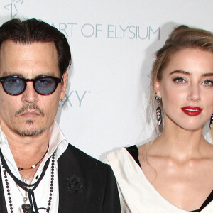 Johnny Depp, Amber Heard au gala " The Art of Elysium Heaven " à Santa Monica, le 10 janvier 2015 