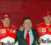 Felipe Massa, Luca Badoer, Jean Todt, Michael Schumacher et Rubbens Barrichello.