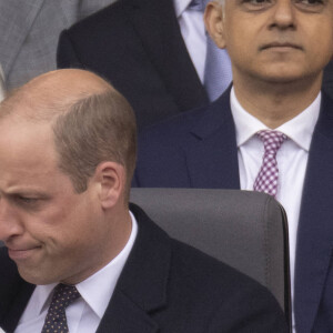 Le prince Louis de Cambridge, Le prince William, duc de Cambridge, - Jubilé de platine de la reine Elisabeth II d'Angleterre à Bukingham Palace à Londres, le 5 juin 2022. 