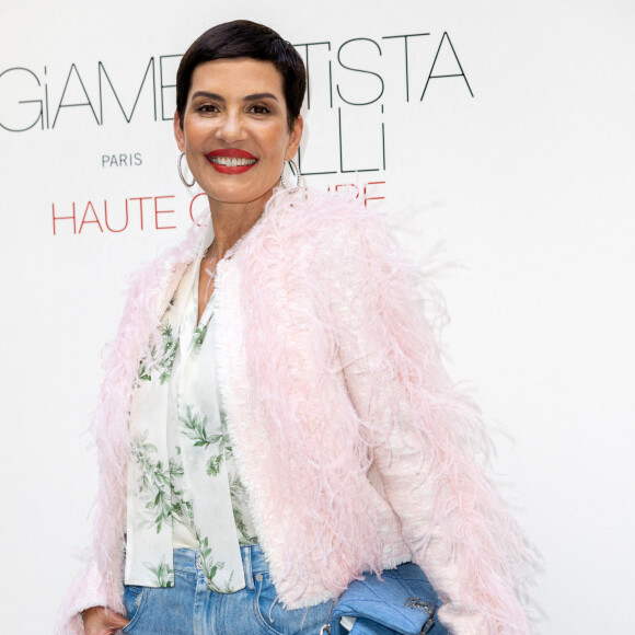 Cristina Cordula - Les célébrités au photocall du défilé de mode Haute-Couture automne-hiver 2022-2023 "Giambattista Valli" à Paris le 4 juillet 2022 © Olivier Borde / Bestimage 