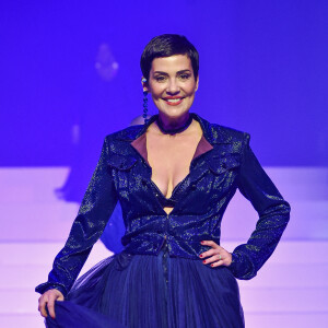 Cristina Cordula - Défilé de mode Haute-Couture printemps-été 2020 "Jean Paul Gaultier" à Paris. Le 22 janvier 2020 