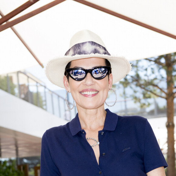 Cristina Cordula au village lors des internationaux de tennis de Roland Garros à Paris, France, le 2 juin 2019. © Jean-Baptiste Autissier/Panoramic/Bestimage 